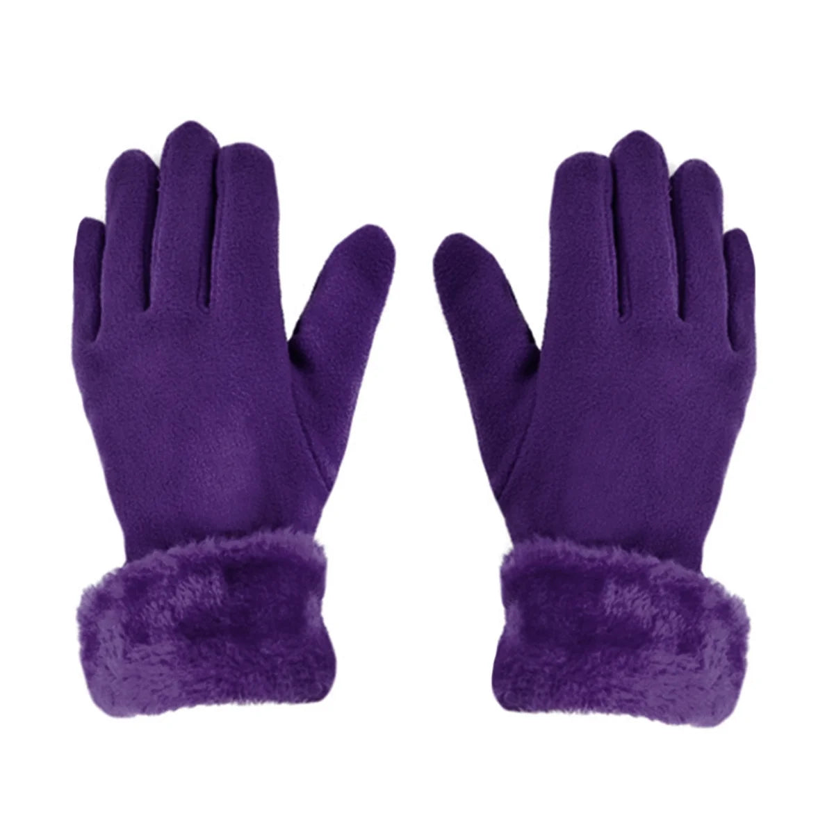 Women'S Warm Fleece Winter Set - Scarf, Hat, and Gloves Set