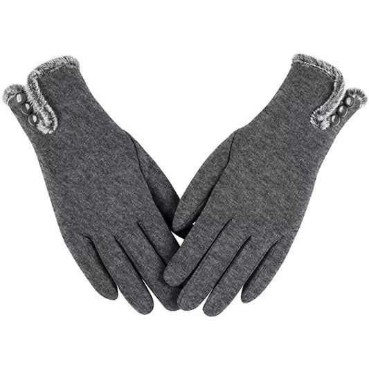 Womens Winter Warm Gloves with Sensitive Touch Screen Texting Fingers, Fleece Lined Windproof Gloves