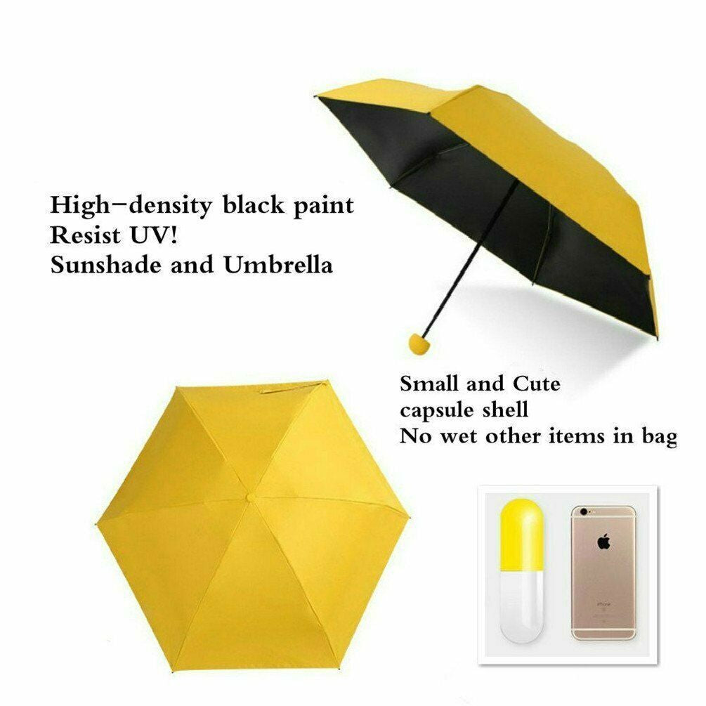 Automatic Umbrella Anti-Uv Sun/Rain Windproof 3 Folding Compact Umbrella