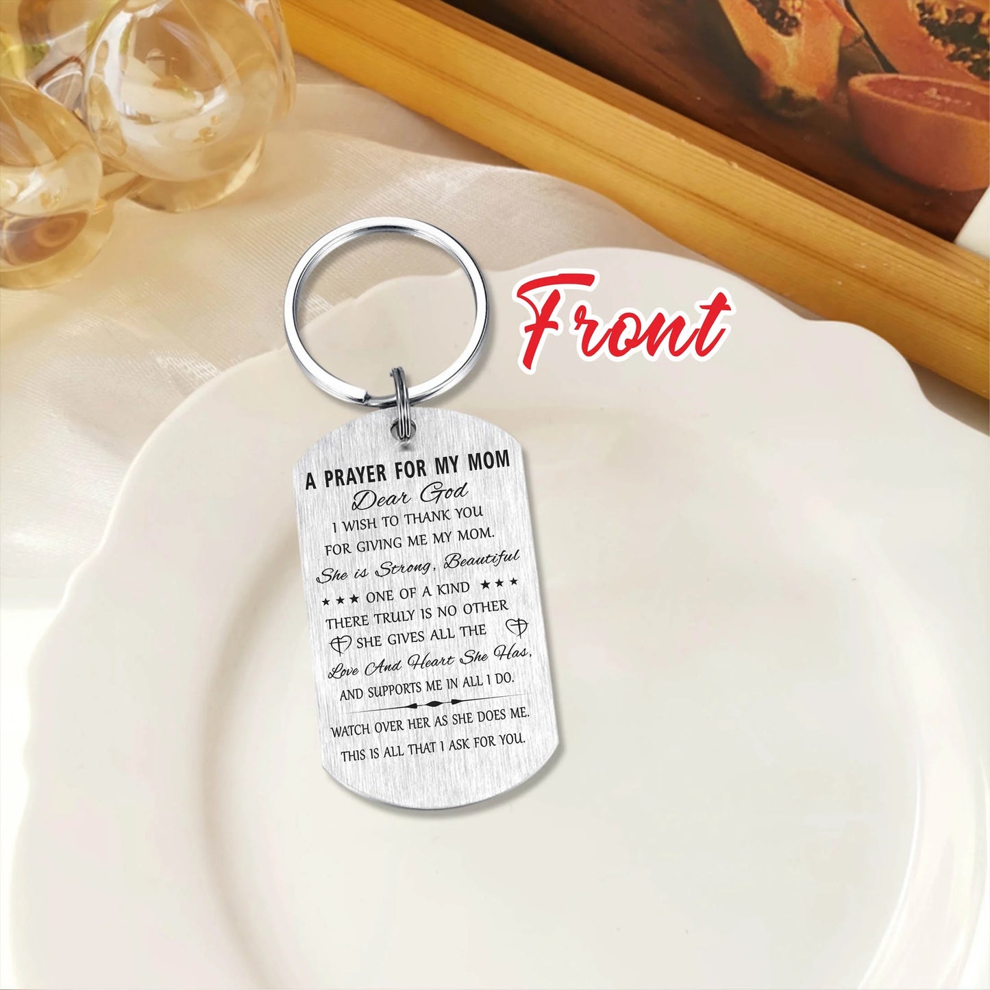 Key Chain Gift for Mom - Perfect for Mother'S Day, Christmas, Birthday - from Daughter or Son