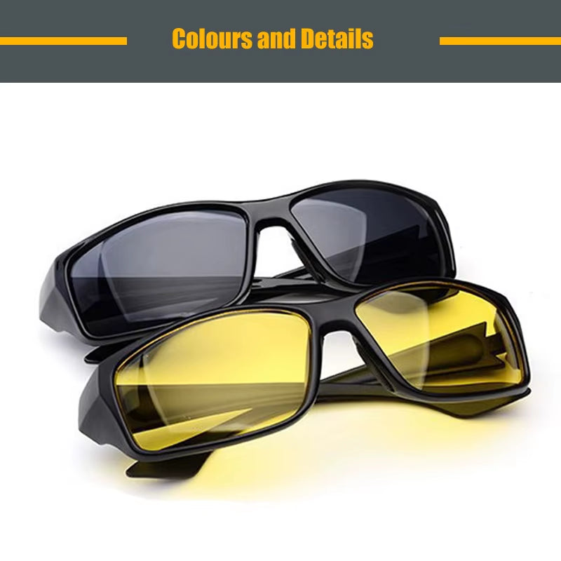 Car Anti-Glare Night Vision Drivers Goggles Protective Gears Sunglasses Cycling Goggles Night Vision Polarized Glasses Eyewear